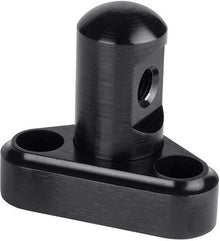 Lokar Throttle Cable Bracket - 2000-02 LS1 Engines w/3-1/2" Throttle Linkage Cam - 1 Hole - Black