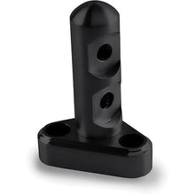 Lokar Throttle Cable Bracket - 2000-02 LS1 Engines w/3-1/2" Throttle Linkage Cam - 2 Holes - Black