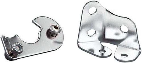 Lokar Throttle Cable Bracket Set - Ram Jet 350 Small Block - Stainless Steel