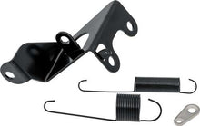 Lokar Throttle Cable Bracket & Spring Set - Big Block 502 - Black Stainless Steel