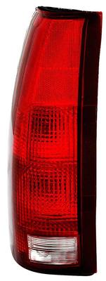 1988-2002 Chevy, GMC C/K Pickup, 1992-00 Tahoe, Yukon 1999-2000 Escalade; Tail Lamp Lens and Housing Assembly; with Bulb Holder Sockets & Bulbs; LH Driver Side