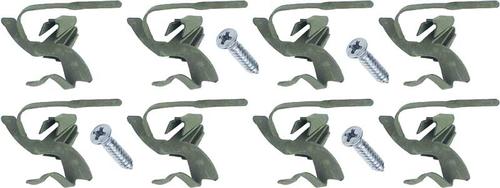 1969-72 Chevy Pickup, Blazer, Jimmy; Tail Light Bezel Mounting Clip Set; with Screws