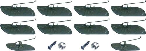 T1416 - 1969-72 Chevrolet / GMC Truck Door Upper Molding Clips
