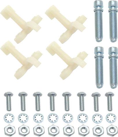 1947-57 Chevy, GMC Pickup Truck,; Headlamp Adjusting Hardware Set; 2 Headlamp Style; 32 Piece Set