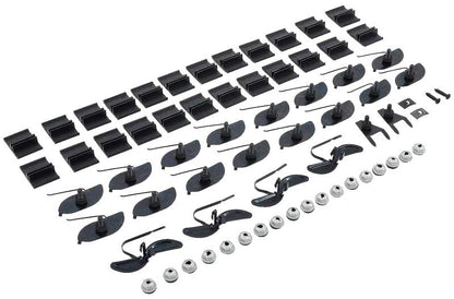 T1524 - 1969-72 Chevrolet/GMC Truck; Upper Molding Clip Set; Short Bed; Fleetside
