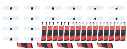 T1531 - 1969-72 Chevrolet/GMC Truck; Lower Molding Clip Set; Long Bed; Fleetside
