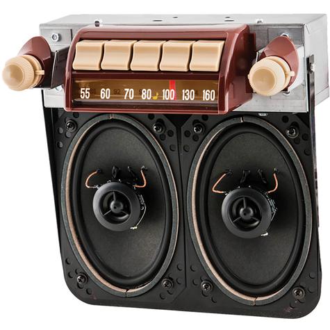 1947-53 Chevrolet Truck - AM/FM Replacement Bluetooth Radio; With Optional Speakers Attached