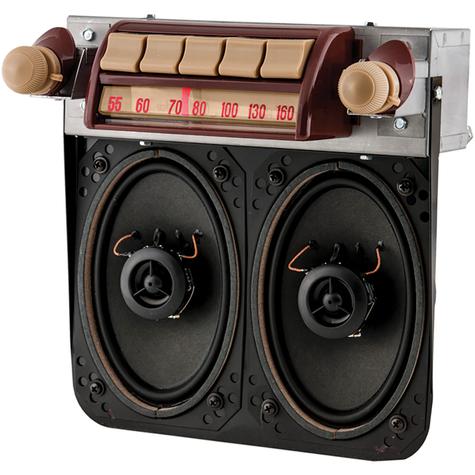 1947-53 GMC Pickup; Bluetooth; AM/FM Reproduction Radio; With Optional Speakers Attached