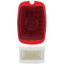 1940-53 Chevrolet, GMC Stepside Pickup; 1937-38 Chevrolet Passenger Car; LED Sequential Tail Light Lens w/ 6 LED License