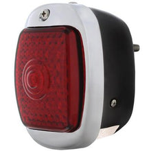 1940-53 Chevrolet, GMC Truck; LED Sequential Tail Light Assembly w/ 6 LED License Lens; Black Housing; Fits Left Hand, D