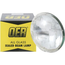 Headlamp Sealed Beam; 12 Volt; High Beam; 5-3/4" Round; Tungsten