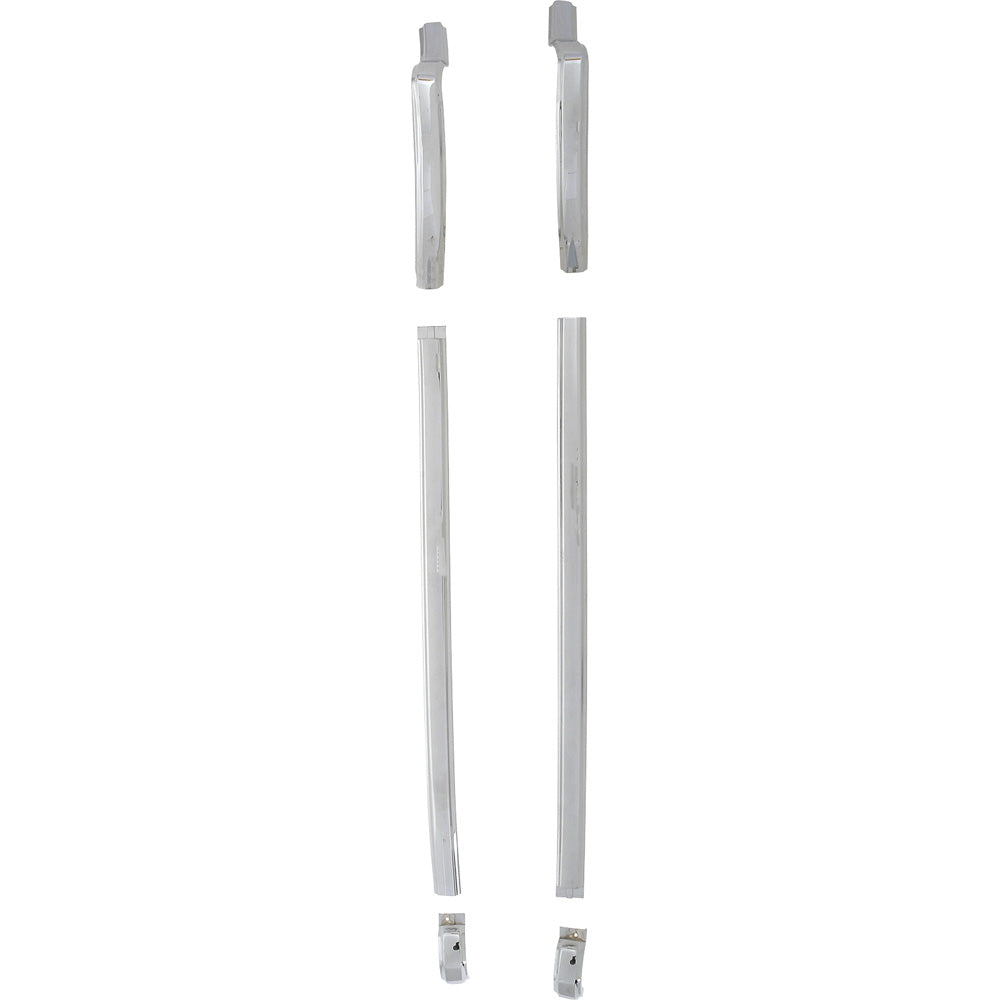 T5518 - 1955-58 Chevrolet Cameo Truck; Front Bed Chrome Trim Molding Set; 6-Piece