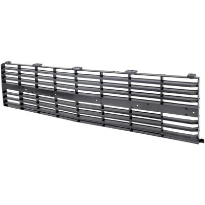 T70048 - 1983-84 Chevy Pickup, Blazer, Suburban; Front Grill Emblem Delete Panel; Dual Headlamps; Dark Gray