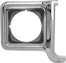 1973-78 Chevy, GMC; Pickup; Blazer; Jimmy; Suburban; Headlamp Bezel; Chrome / Dark Argent Silver; RH Passenger Side