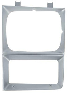 1983-84 Chevrolet; GMC; Pickup; Blazer; Jimmy; Suburban; Headlamp Bezel; Single Headlamp; Argent Silver; LH, Driver Side