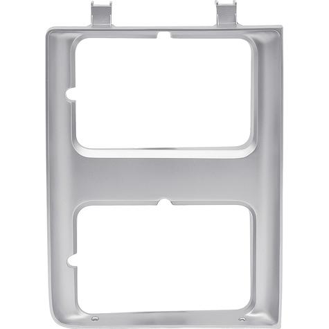 1985-88 Chevrolet, GMC Truck, SUV ; Headlamp Bezel; w/Dual Headlamps, Chrome Grill; Silver; RH Passenger Side