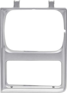 1985-88 Chevy, GMC Pickup, Blazer, Jimmy, Suburban; Headlamp Bezel; Single Headlamps; without Chrome Grill; Silver; LH D