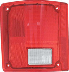 1973-91 Chevrolet, GMC Pickup, Blazer, Jimmy, Suburban; Tail Light Lens; w/o Chrome Trim; LH Driver Side