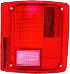 1973-91 Chevrolet, GMC Pickup, Blazer, Jimmy, Suburban; Tail Light Lens; w/o Chrome Trim; RH Passenger Side
