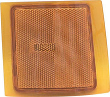 1994-2002 Chevy, GMC Pickup, 1994-00 Tahoe, Yukon, 1994-99 Suburban; Lower Side Marker Lens; Amber; with Chrome Grill; L