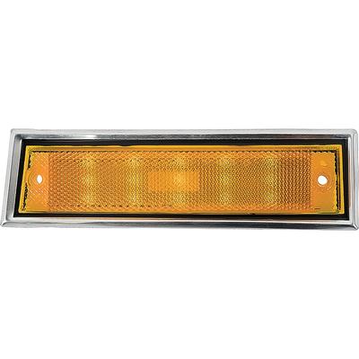 1981-91 Chevy, GMC Pickup, Blazer, Jimmy, Suburban; Front Side Marker Lamp Assembly; LED Conversion; with Bright Trim Be