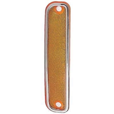1973-80 Chevy, GMC Pickup, Blazer, Jimmy, Suburban; Front Side Marker Lamp; Amber Lens; with Chrome Trim; RH or LH; Each