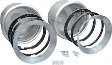 1947-57 GM Truck, 1949-57 Chevrolet Car; Frenched Headlamp Conversion Set; w/ Bare Steel Trim Rings