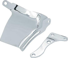 1969-75 Chevrolet Small Block; 305-350; Chrome Alternator Top Bracket Set; Solid Style; With Long Water Pump