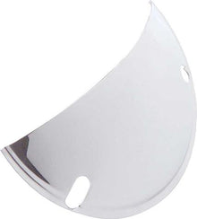 Chrome Headlamp Half Shields For 5-3/4" Headlamps