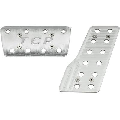 1964-70 Mustang, 1967-70 Cougar; Pedal Covers; Billet Aluminum; Automatic Transmission;  2 Piece Set
