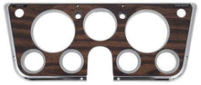 1969-72 Chevrolet, GMC Pickup, Blazer, Jimmy, Suburban; Dash Instrument Gauge Bezel; Woodgrain Finish