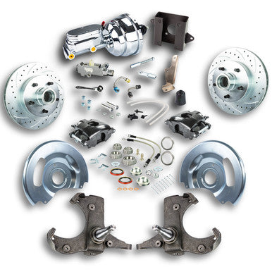 The Right Stuff 60-62 Chevrolet/GMC Truck/Suburban, Power Front Disc Brake Conversion Kit 5x5 Bolt Pattern - (TDC6015BX)