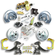 The Right Stuff 60-62 Chevy/GMC 2" Drop Black Show'N Go Power Front Disc Brake Conversion Kit 5x5 Bolt Pattern