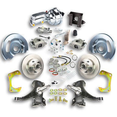 The Right Stuff 60-62 Chevrolet/GMC Truck/Suburban 2" Drop, Chrome Upper Power Front Disc Conversion 5x5 Bolt Patte