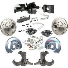 The Right Stuff 60-62 Chevy/GMC Truck/Suburban, Power Front Disc Brake Kit Blk Caliper Blk Upper 6x5.5 Bolt Pattern - (T