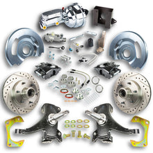 The Right Stuff 60-62 Chevy/GMC Truck/Sub 2" Drop Pwr Disc kit Blk Calipers Chrome Upper 6x5.5 Bolt Pattern - (TDC6016DBX)