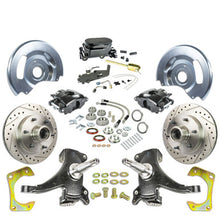 The Right Stuff 60-62 Chevy/GMC Truck/Sub 2" Drop, Power Front Disc Kit Blk Calipers Blk Upper 6x5.5 Bolt Pattern -