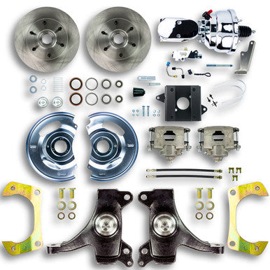 The Right Stuff 60-62 Chevrolet/GMC Truck/Suburban 2" Drop, Power Front Disc Conv Chrome Upper 6x5.5 Bolt Pattern -