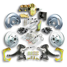 The Right Stuff 63-66 Chevy/GMC Truck/Sub, 2" Drop, Pwr Front Disc Brake Kit w/Black Calipers 5x5 Bolt Pattern - (T