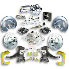The Right Stuff 63-66 Chevy/GMC Truck/Sub, 2" Drop, Pwr Disc Kit, Black Calipers Chrome Upper 5x5 Bolt Pattern - (T