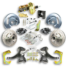 The Right Stuff 63-66 Chevy/GMC Truck/Sub, 2" Drop, Pwr Front Disc Brake Kit w/Black Calipers 6x5.5 Bolt Pattern - 