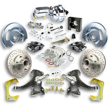 The Right Stuff 63-66 Chevy/GMC Truck/Sub, 2" Drop, Pwr Disc Kit, Black Calipers Chrome Upper 6x5.5 Bolt Pattern - 