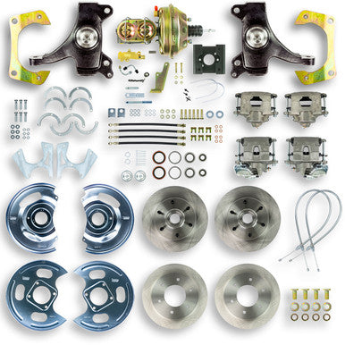 The Right Stuff 63-66 GM C10/C15 Truck/Suburban 2" Drop, Power 4-Wheel Disc Brake Conversion 6x5.5 Bolt Pattern - (