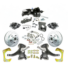 The Right Stuff 67-70 GM C10/15 Truck/Sub 2" Drop, Power Front Brake Kit, Blk Calipers Blk Upper 5x5 Bolt Pattern -