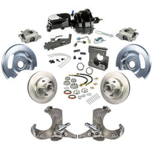 The Right Stuff 67-70 GM C10/C15 Truck/Suburban W/2WD, Power Front Disc Brake Kit, Black Upper 5x5 Bolt Pattern - (TDC67