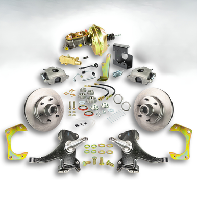 The Right Stuff 67-70 Chevy C10/C15 Truck/Suburban 2" Drop, Power Front Disc Brake Conversion 6x5.5 Bolt Pattern - 