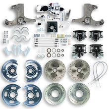 The Right Stuff 67-70 GM C10/C15 Truck/Sub 2WD, Pwr 4-Wheel Disc Kit, Blk Calipers, Chrome Upper 6x5.5 Bolt Pattern - (T