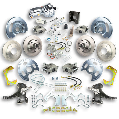 The Right Stuff 67-70 GM C10/C15 Truck/Suburban 2" Drop Power 4-Wheel Disc Brake, Chrome Upper 6x5.5 Bolt Pattern -