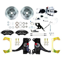 The Right Stuff 1971-72 GM C10/15 Truck, 2" Drop, Power Front Disc Kit, Black Wilwood Calipers - (TDC7125DBXP)