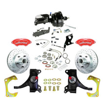 The Right Stuff 71-72 GM C10/15 Truck/Sub, 2" Drop, Power Front Disc Kit, Red Wilwood Calipers - (TDC7125DZYP)